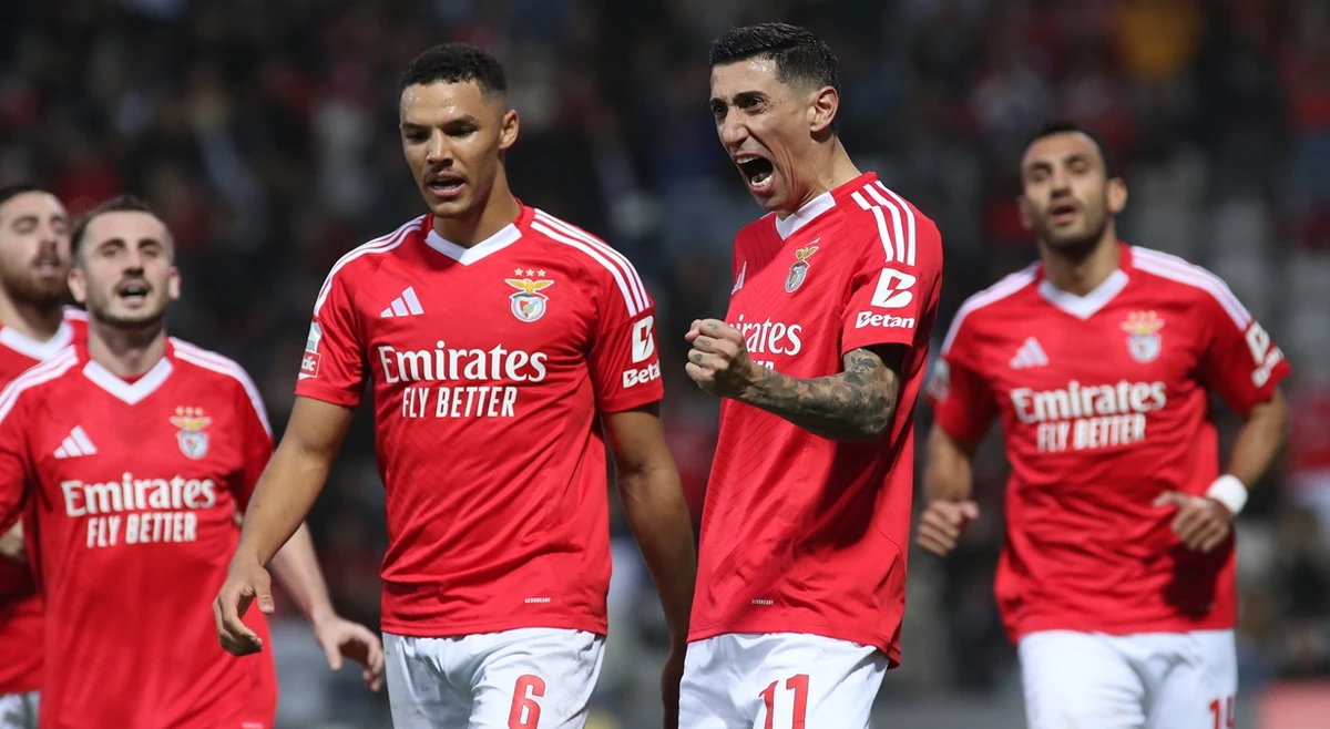 Benfica Vence Nacional com Bis de Di María na Choupana